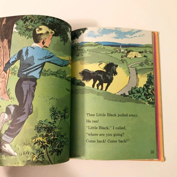 Vtg 1963 Little Black Goes to the Circus  HC Books Walter Farley - Picture 15 of 16